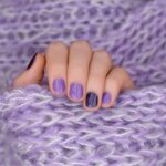 Light purple nails Design