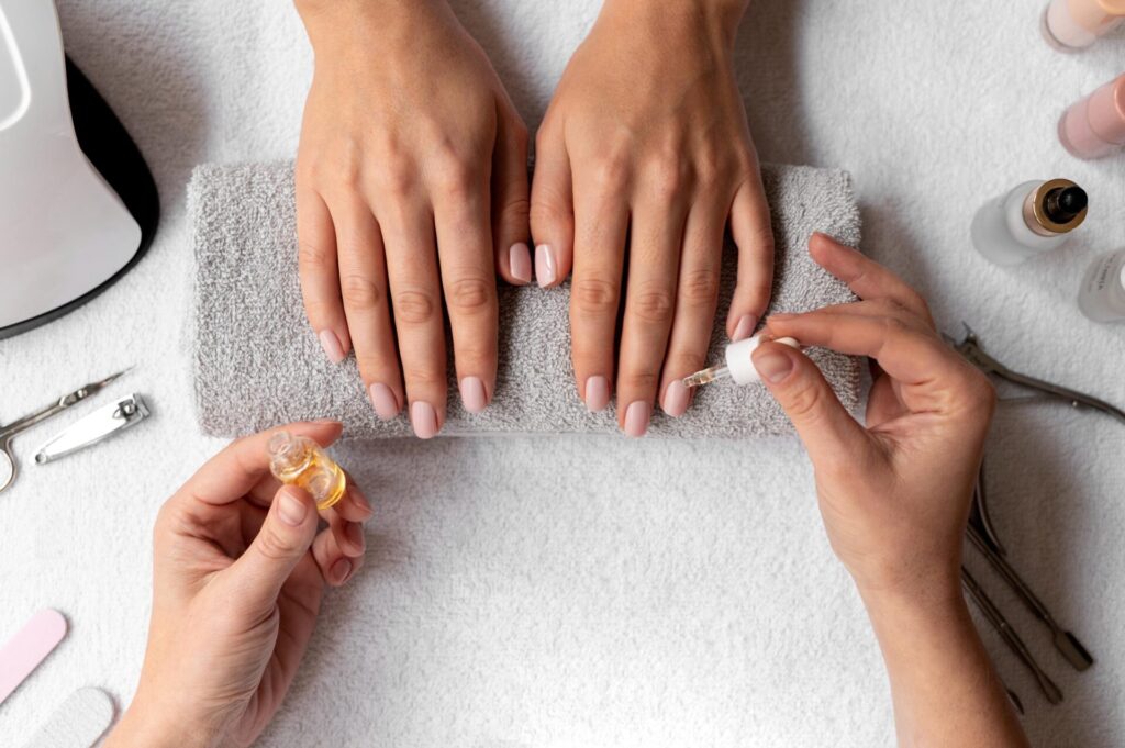 Daily Maintenance of nails by an expert