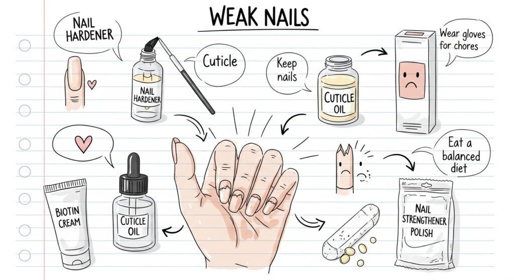 Product Recommendations for Weak Nails