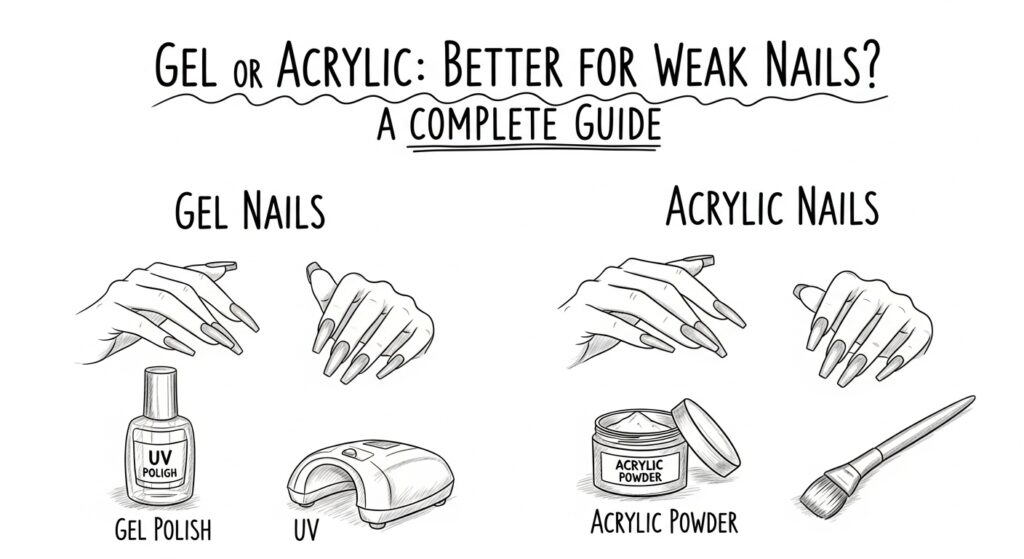 Is Gel or Acrylic Better for Weak Nails? A Complete Guide to Making the Right Choice